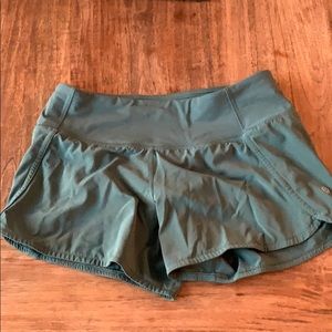 Lululemon Teal Running Shorts